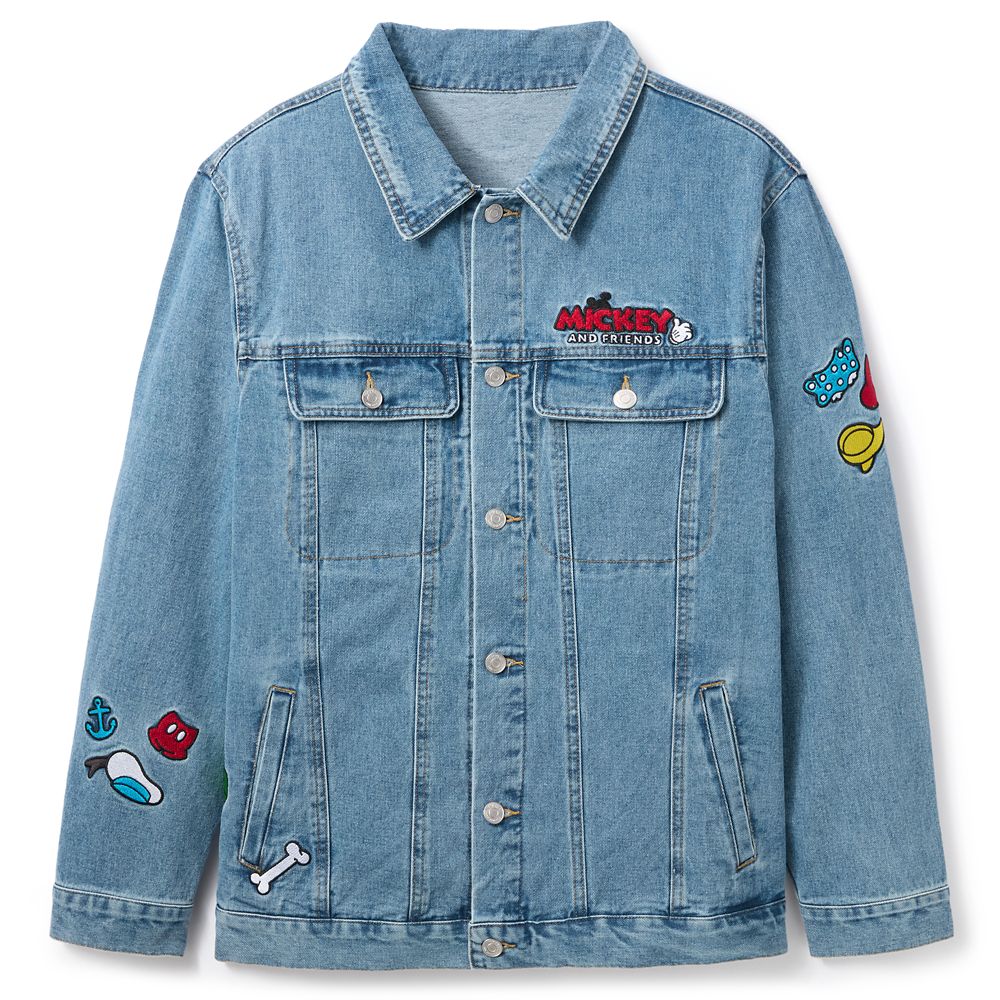 Mickey Mouse and Friends Denim Jacket for Adults  Exclusive Official shopDisney