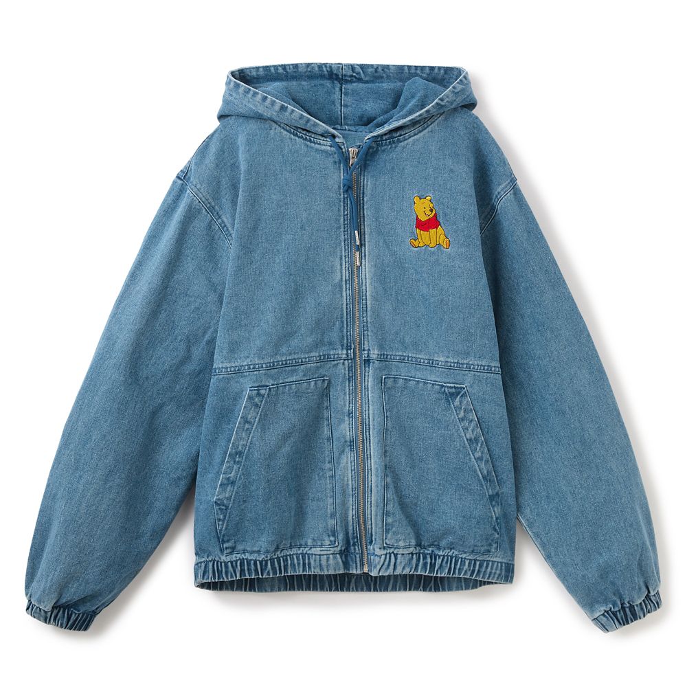 Winnie the Pooh Denim Hooded Jacket for Adults