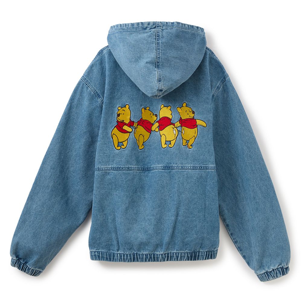 Winnie the Pooh Denim Hooded Jacket for Adults