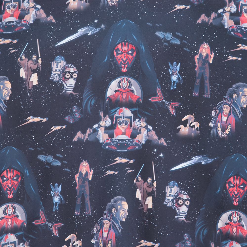 Star Wars Episode 1 Performance Pullover Hoodie for Adults by RSVLTS - The Phantom Menace 25th Anniversary