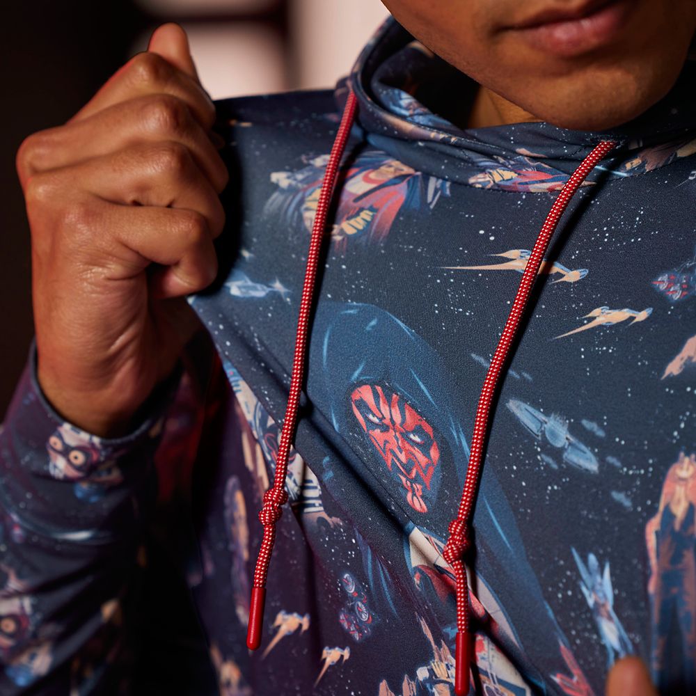 Star Wars Episode 1 Performance Pullover Hoodie for Adults by RSVLTS - The Phantom Menace 25th Anniversary