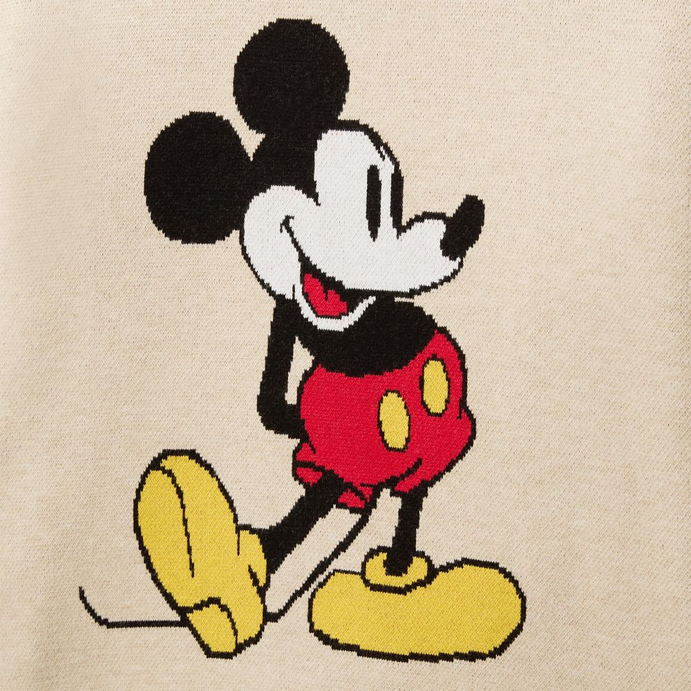 Mickey Mouse Standing Knit Sweater for Adults