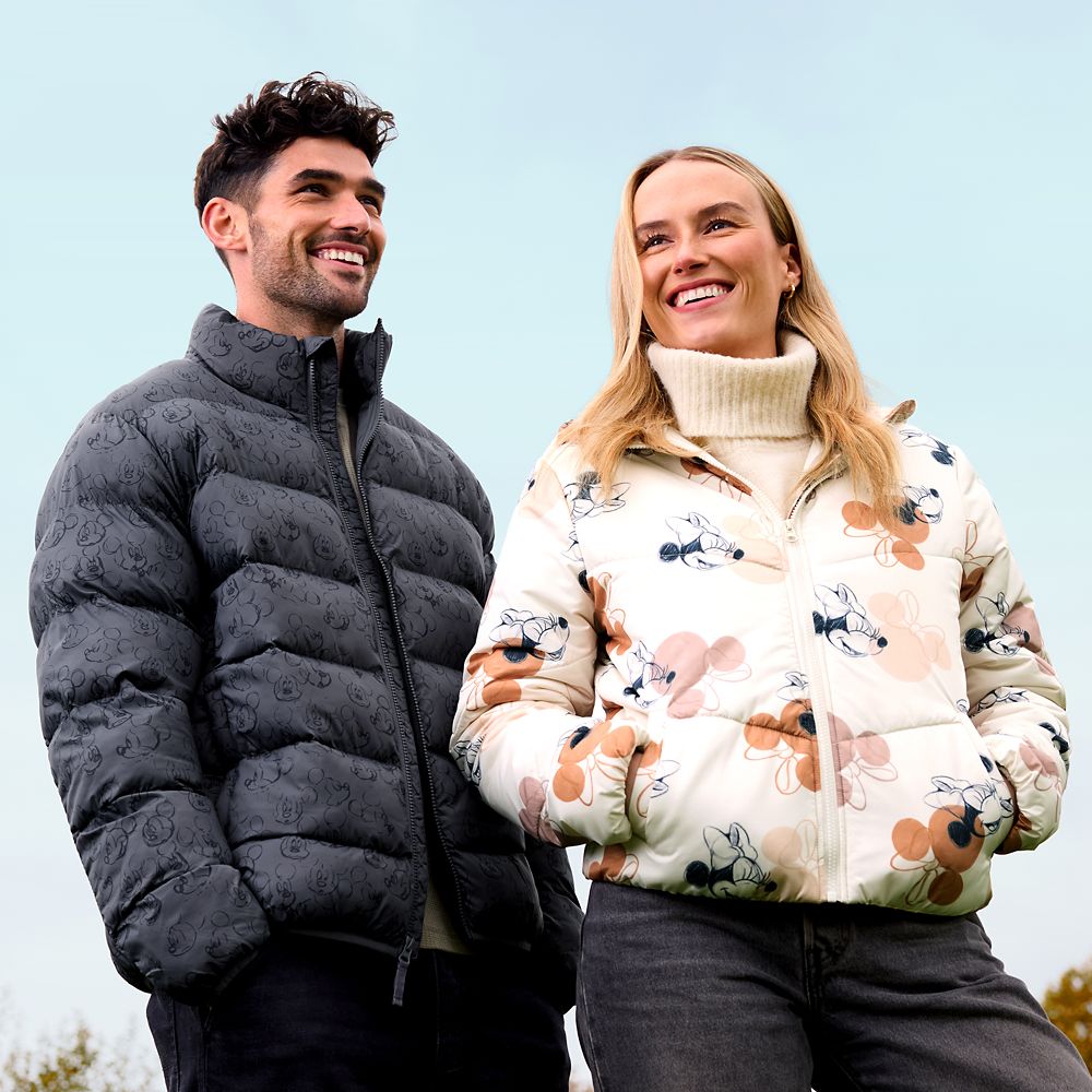 Mickey Mouse Puffy Jacket for Men