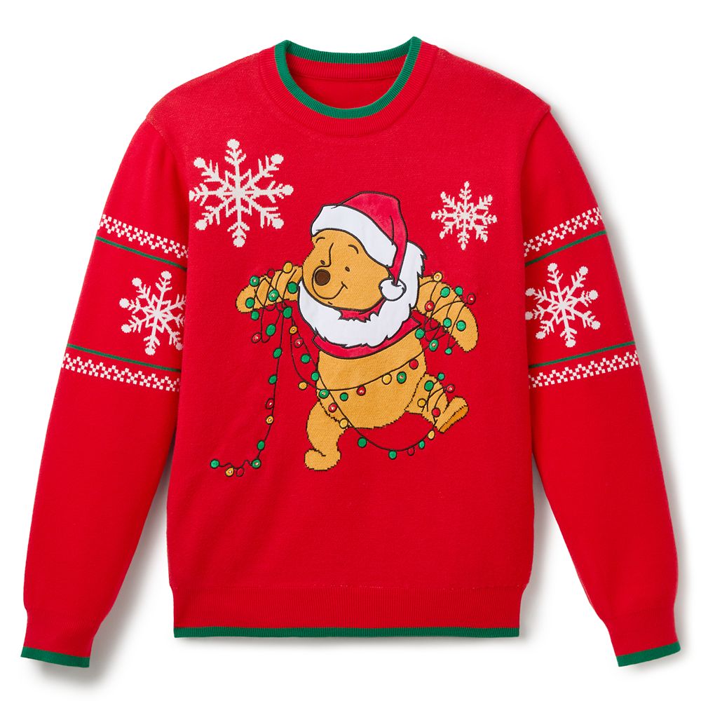 Winnie the Pooh Light-Up Holiday Sweater for Adults