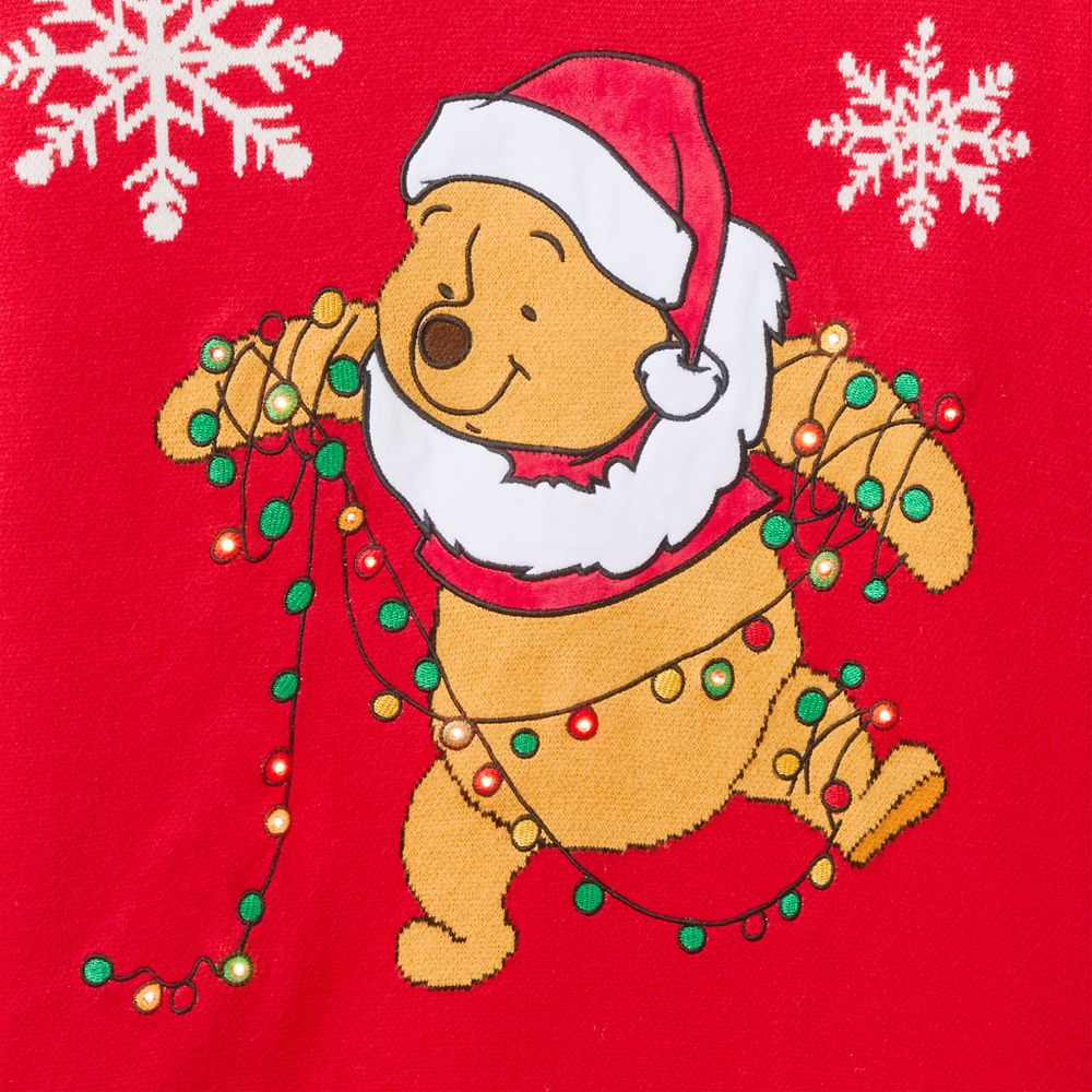 Winnie the Pooh Light-Up Holiday Sweater for Adults
