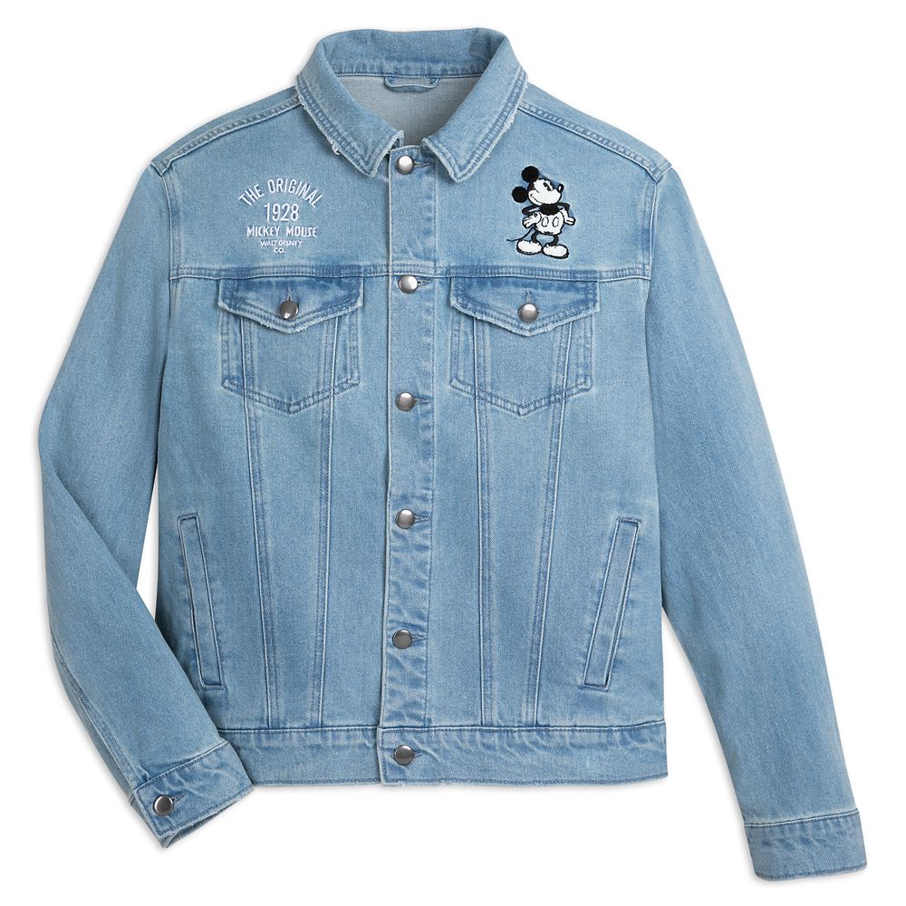 Mickey Mouse Denim Jacket for Adults Official shopDisney