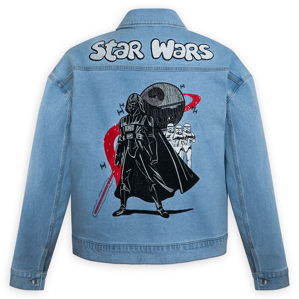 Disney Star Wars Denim Jacket Size L RARE outlet