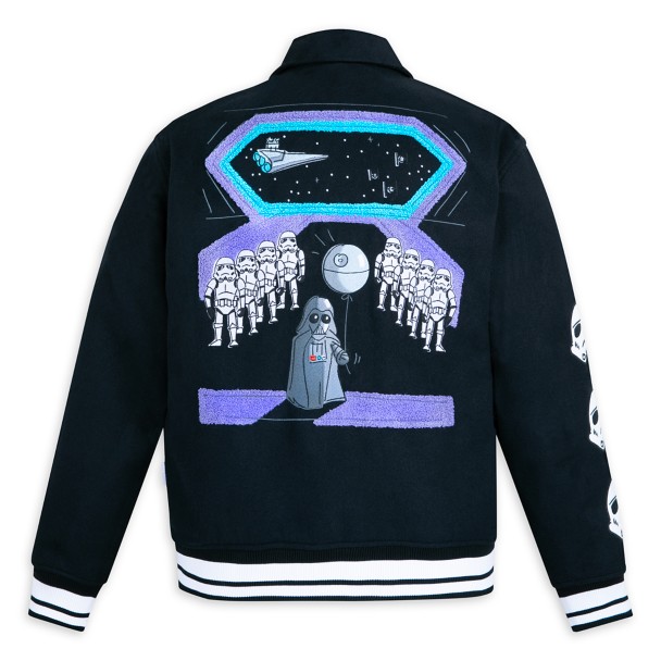 Star Wars Artist Series Varsity Jacket for Adults by Will Star Wars Artist Series Varsity Jacket for Adults by Will