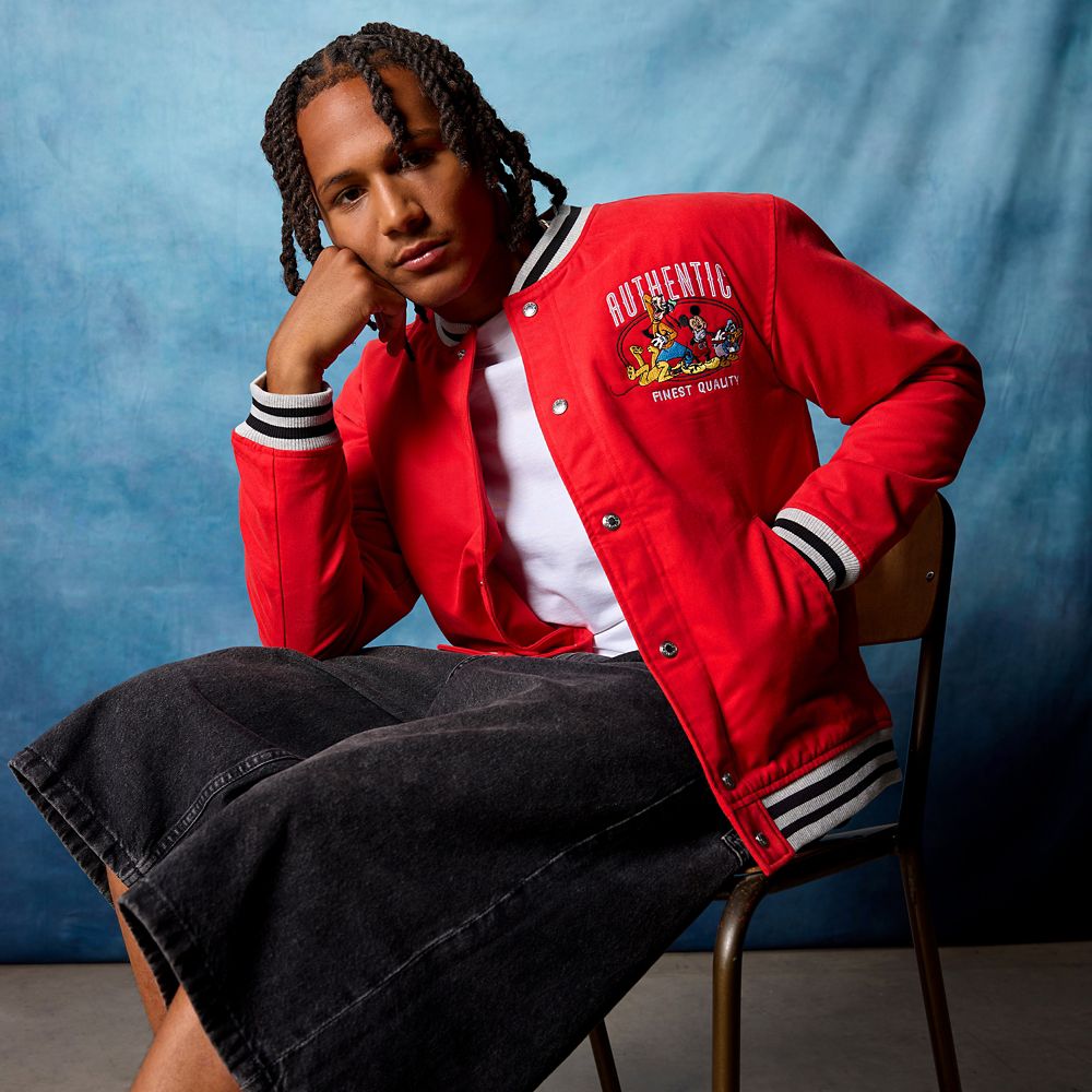 Mickey Mouse and Friends Varsity Jacket for Men