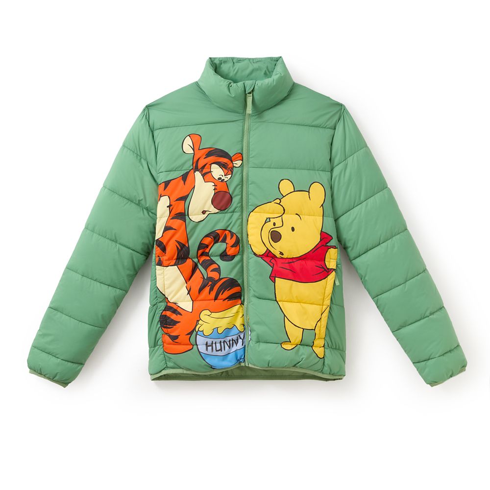 Winnie the Pooh and Tigger Puffer Jacket for Adults