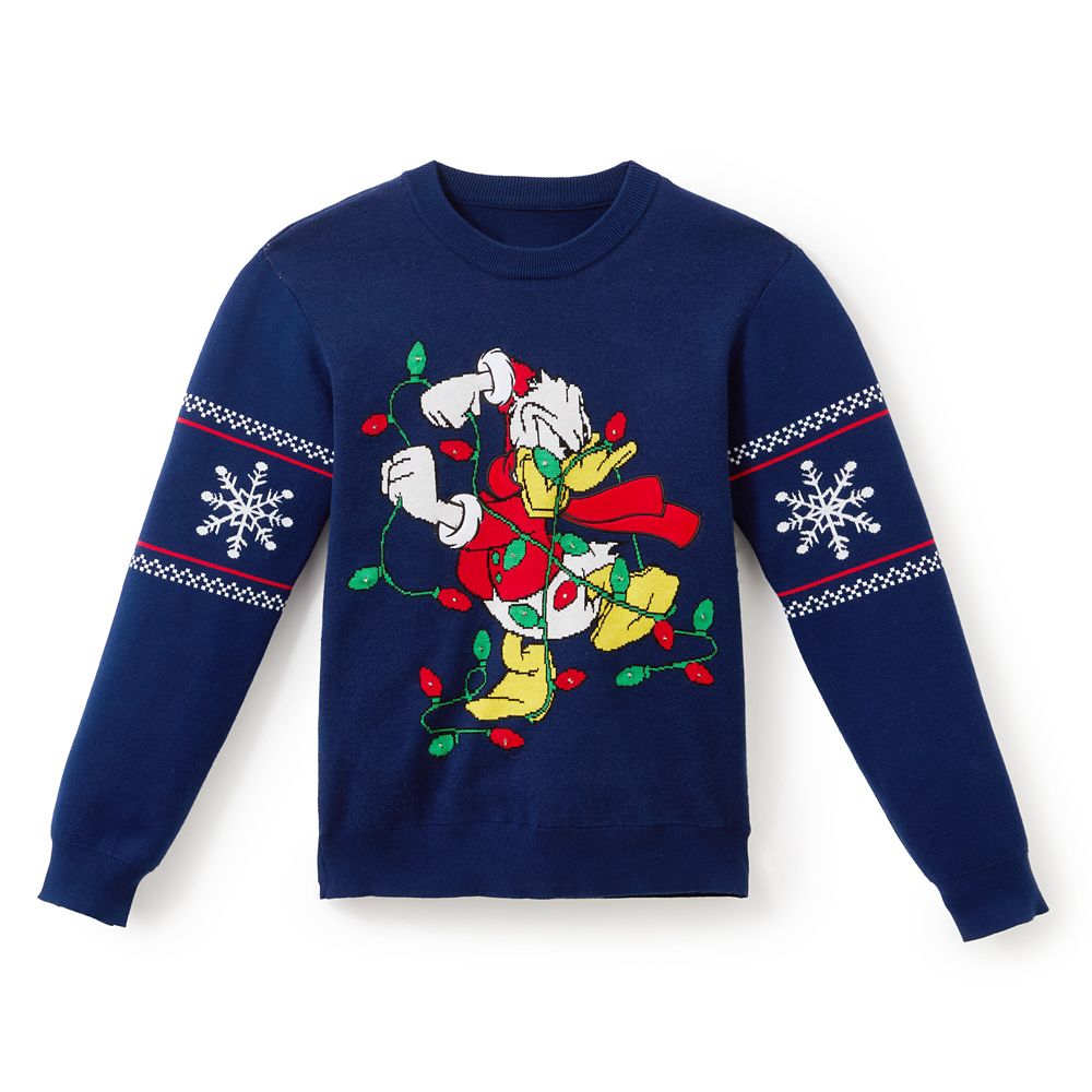 Donald Duck Light-Up Holiday Sweater for Men