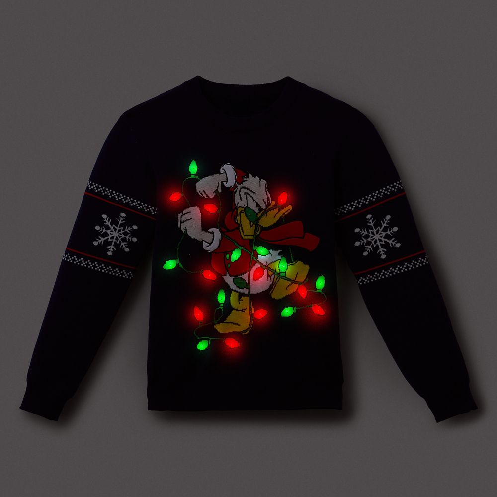 Donald Duck Light-Up Holiday Sweater for Men