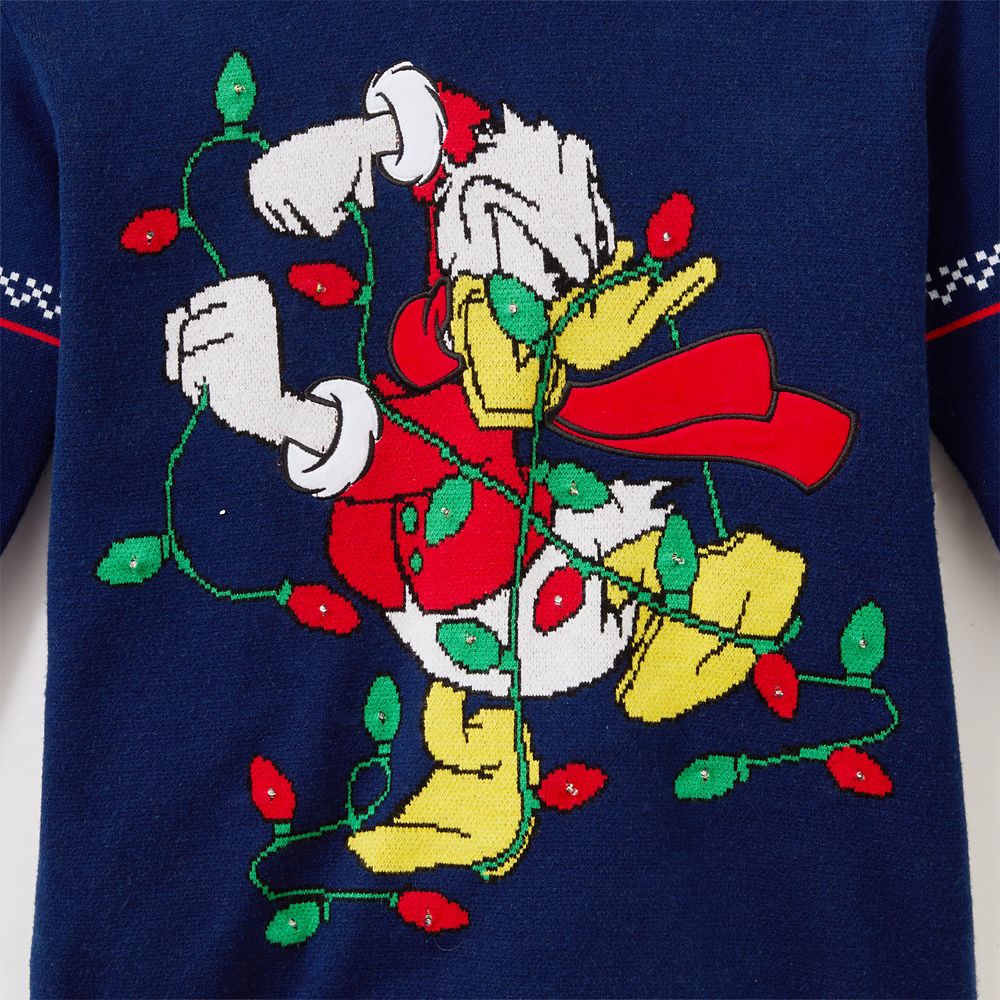 Donald Duck Light-Up Holiday Sweater for Men