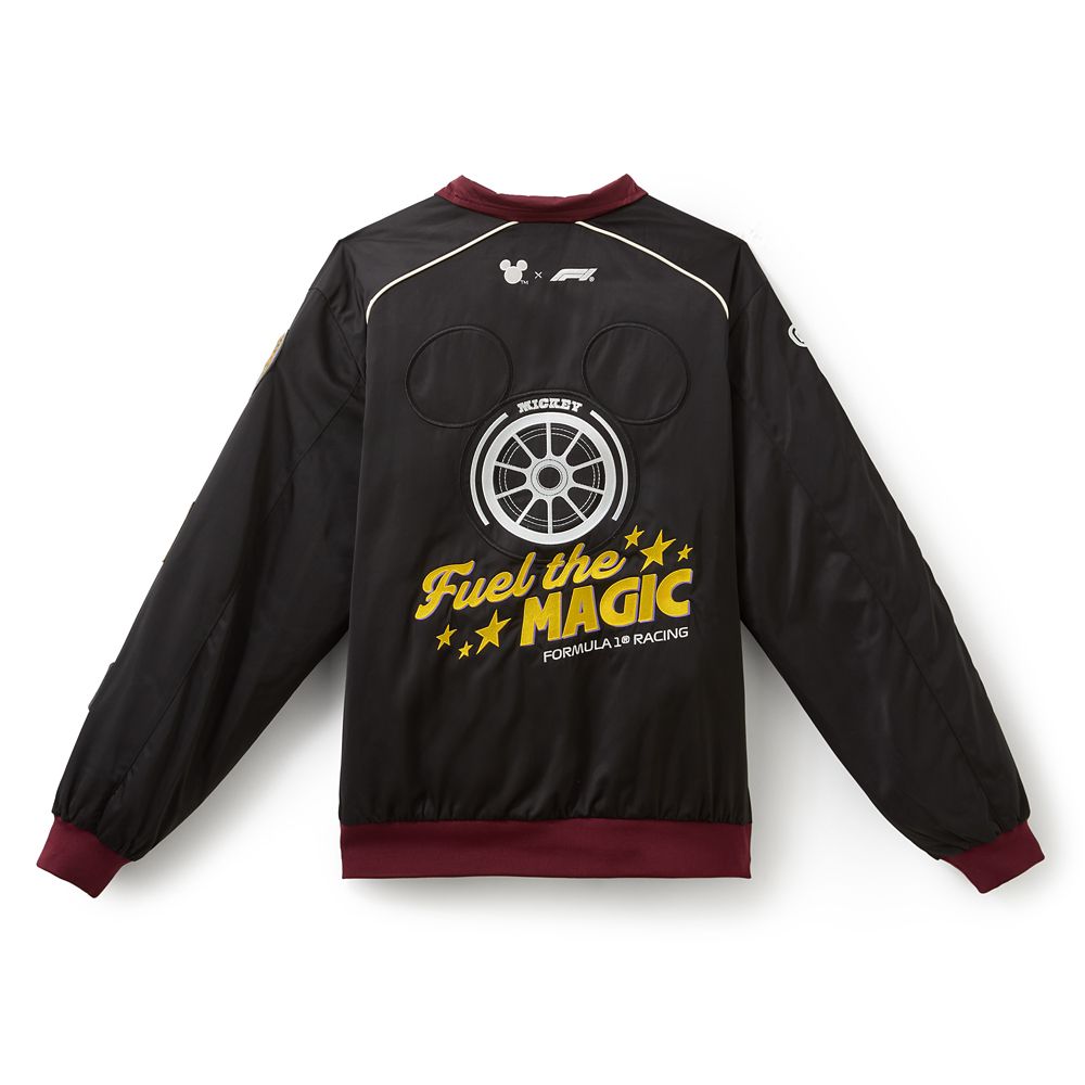 Disney x Formula 1&reg; Core Race Mickey Mouse Zip Jacket for Adults and Pins Set &ndash; D23: The Ultimate Disney Fan Event
