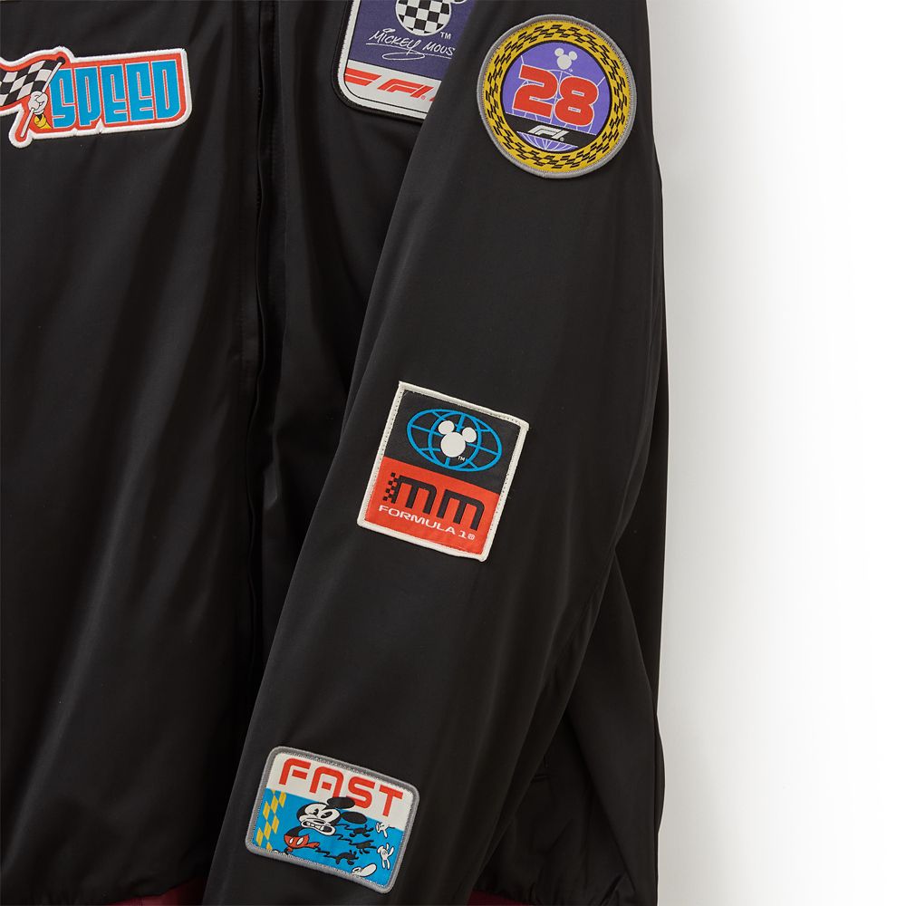 Disney x Formula 1&reg; Core Race Mickey Mouse Zip Jacket for Adults and Pins Set &ndash; D23: The Ultimate Disney Fan Event