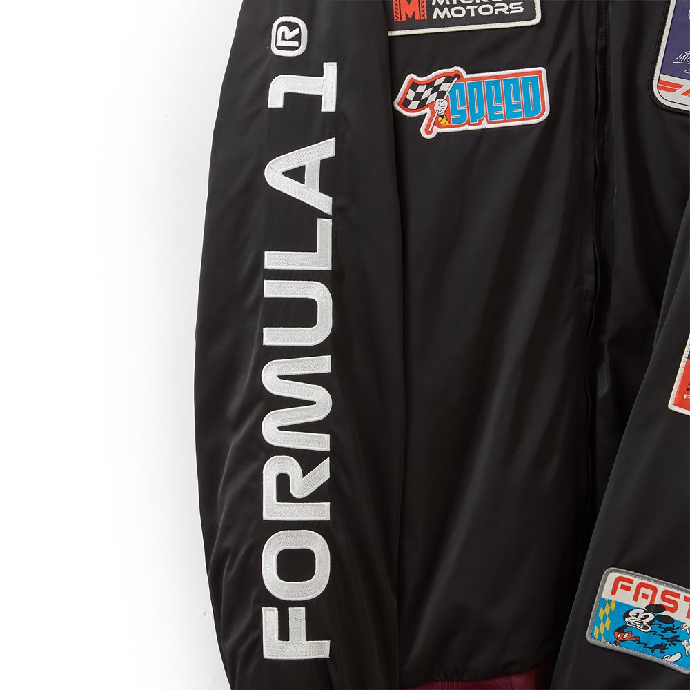Disney x Formula 1&reg; Core Race Mickey Mouse Zip Jacket for Adults and Pins Set &ndash; D23: The Ultimate Disney Fan Event
