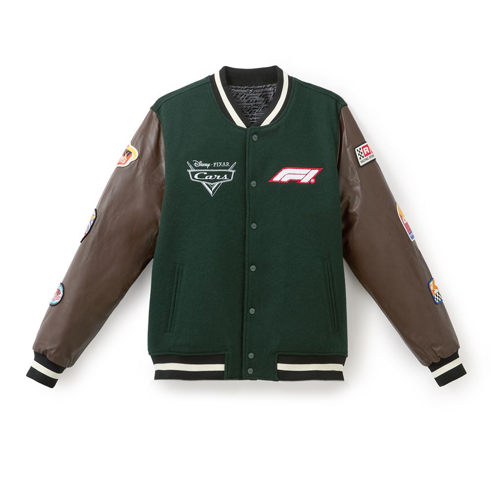 Disney and Pixar's Cars with Formula 1&reg; Lightning McQueen Varsity Jacket for Adults
