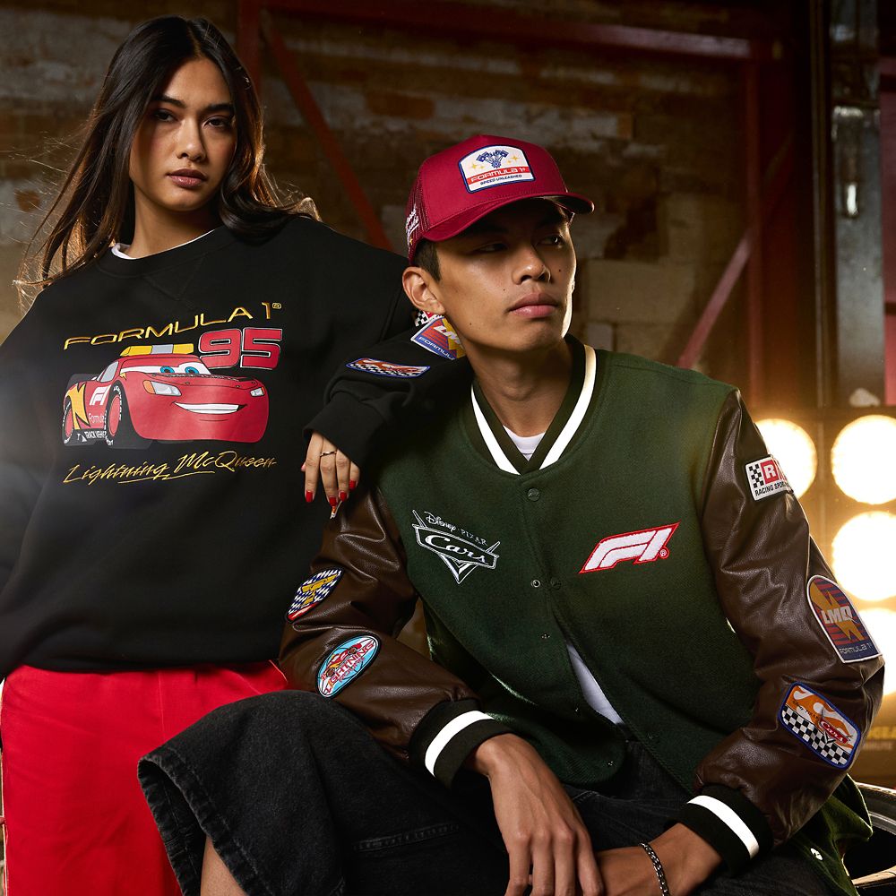 Disney and Pixar's Cars with Formula 1&reg; Lightning McQueen Varsity Jacket for Adults