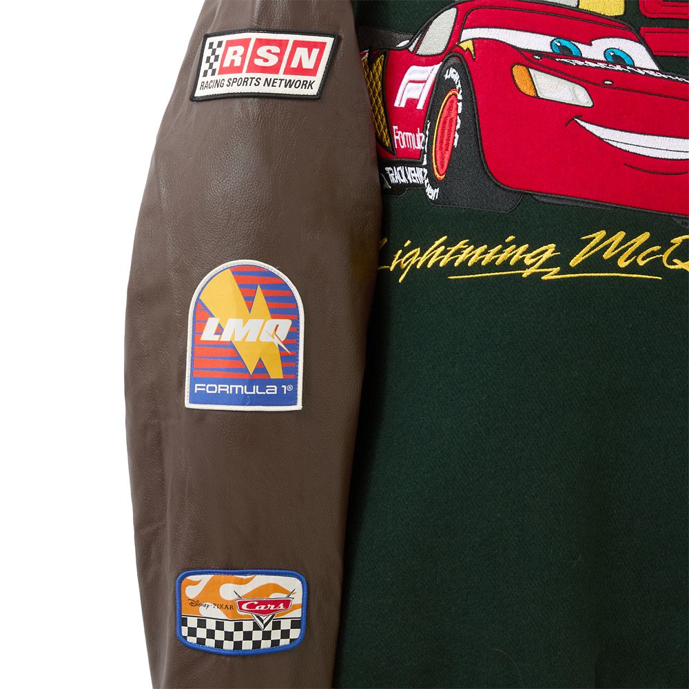 Disney and Pixar's Cars with Formula 1&reg; Lightning McQueen Varsity Jacket for Adults