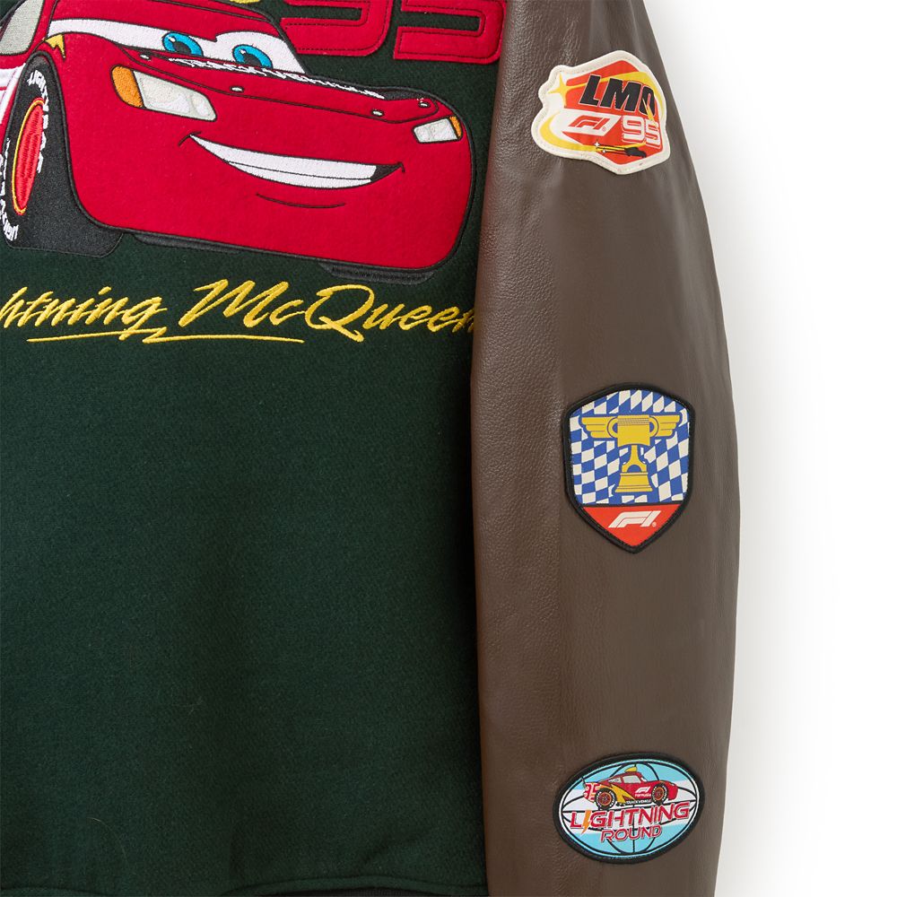 Disney and Pixar's Cars with Formula 1&reg; Lightning McQueen Varsity Jacket for Adults