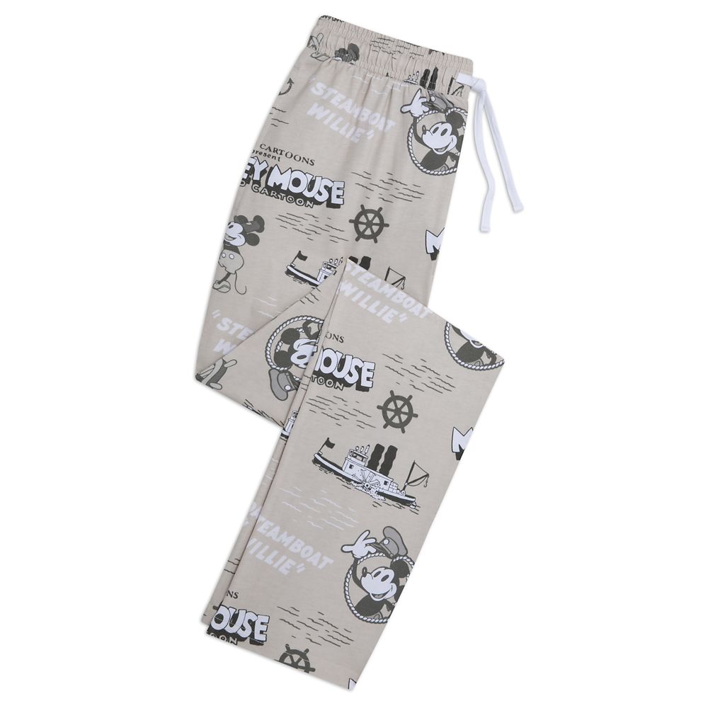 Mickey Mouse Steamboat Willie Lounge Pants for Adults Official shopDisney