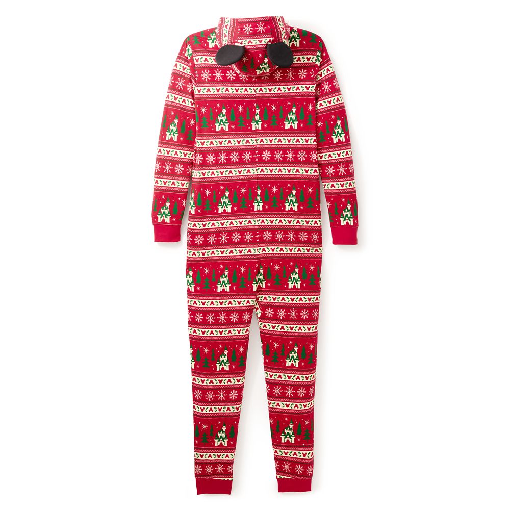 Mickey Mouse Icon Holiday One-Piece Pajama for Adults