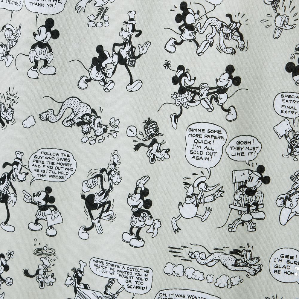 Mickey Mouse and Friends Comic Pajama Pants for Adults