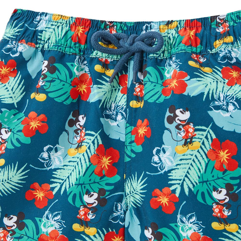 Mickey Mouse Tropical Swim Trunks for Men
