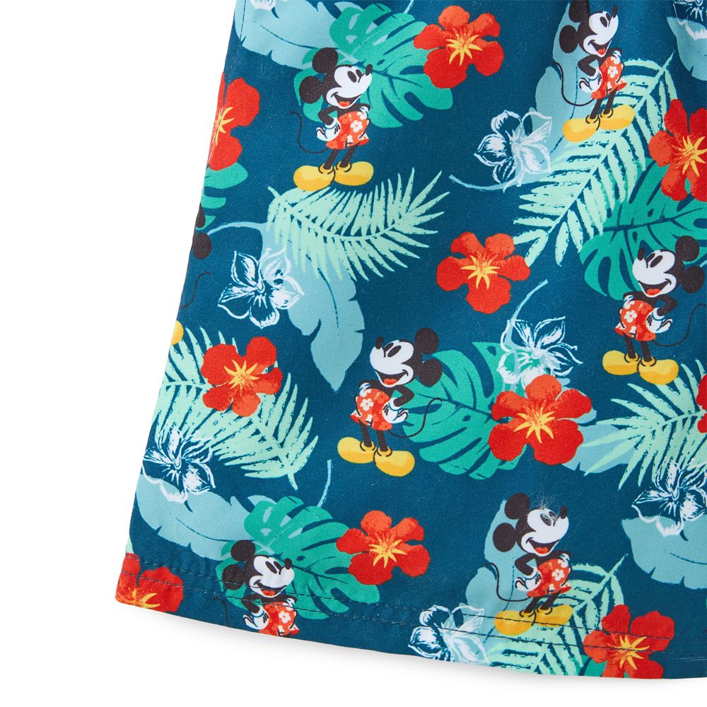 Mickey Mouse Tropical Swim Trunks for Men