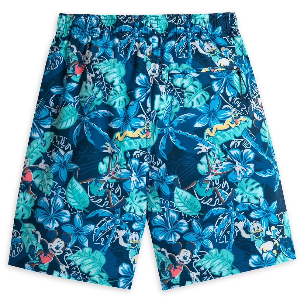 Mickey Mouse and Friends Summer Fun Swim Trunks for Men
