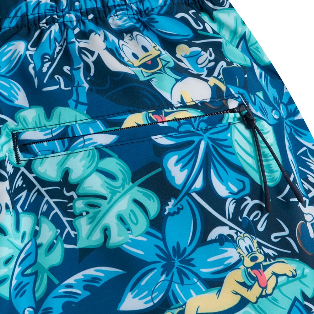 Mickey Mouse and Friends Summer Fun Swim Trunks for Men