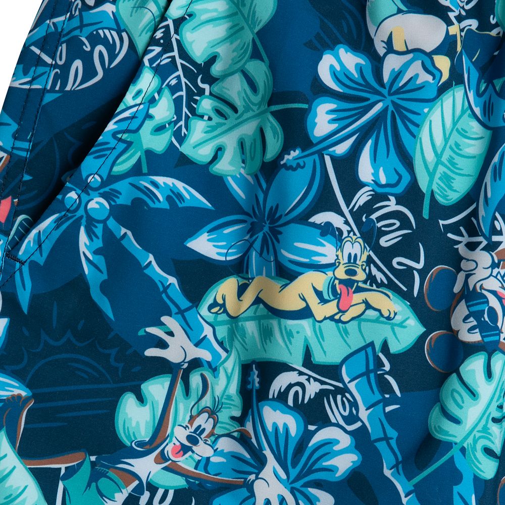 Mickey Mouse and Friends Summer Fun Swim Trunks for Men