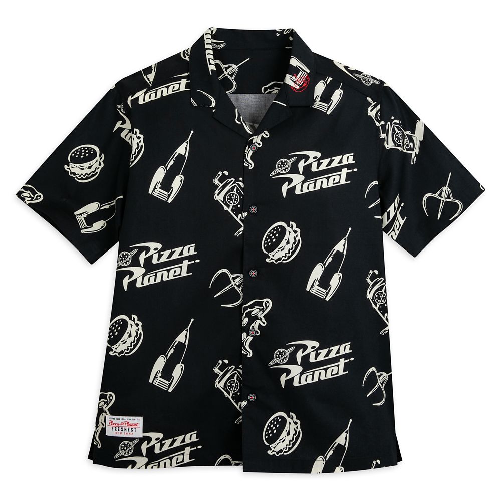 Pizza Planet Woven Shirt for Men Toy Story Disney Store