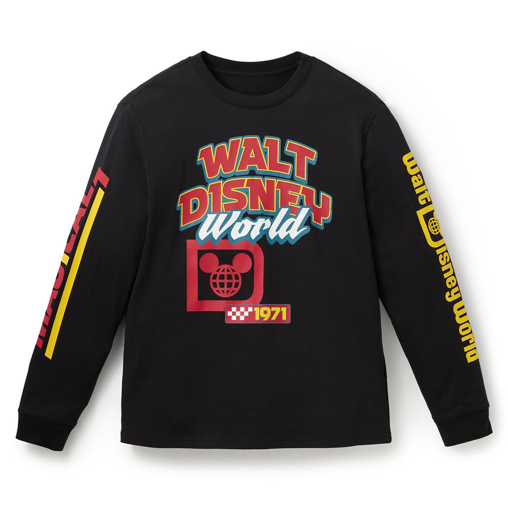 Walt Disney World Long Sleeve Racing T-Shirt for Men