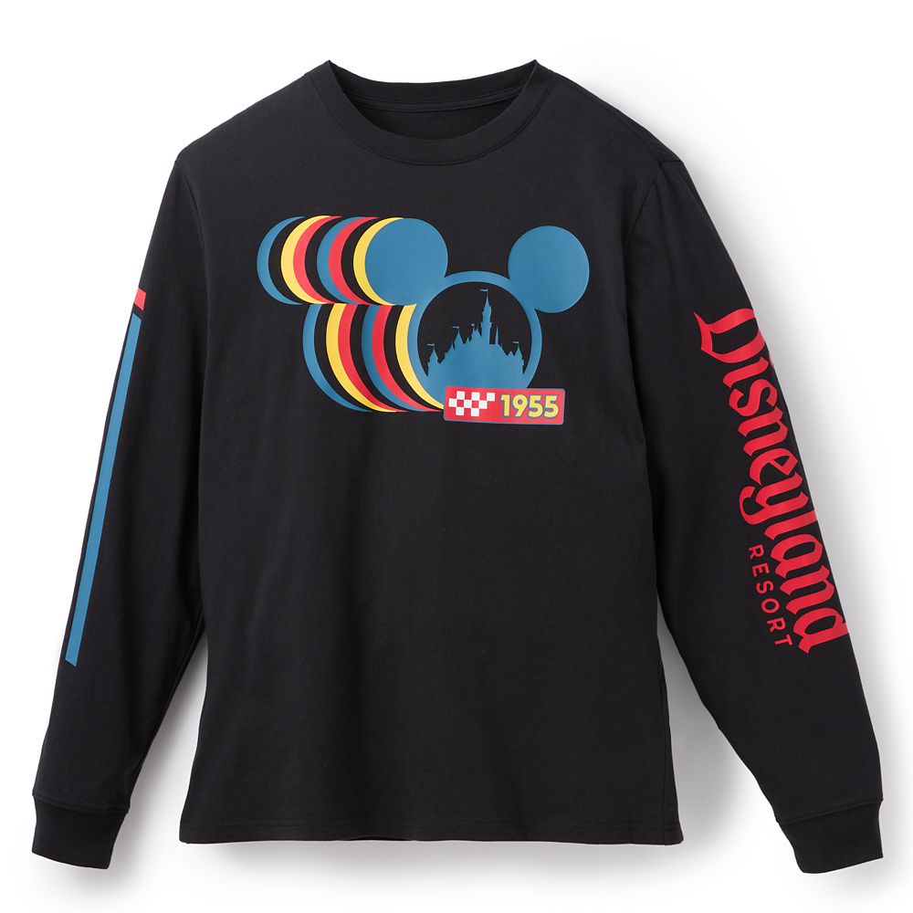 Disneyland Long Sleeve Racing T-Shirt for Men