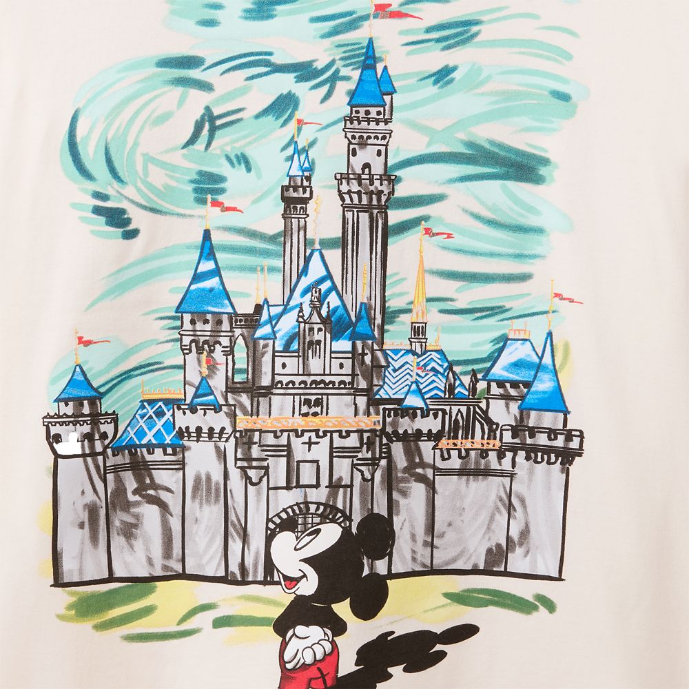 Mickey Mouse and Sleeping Beauty Castle T-Shirt for Adults &ndash; Disneyland