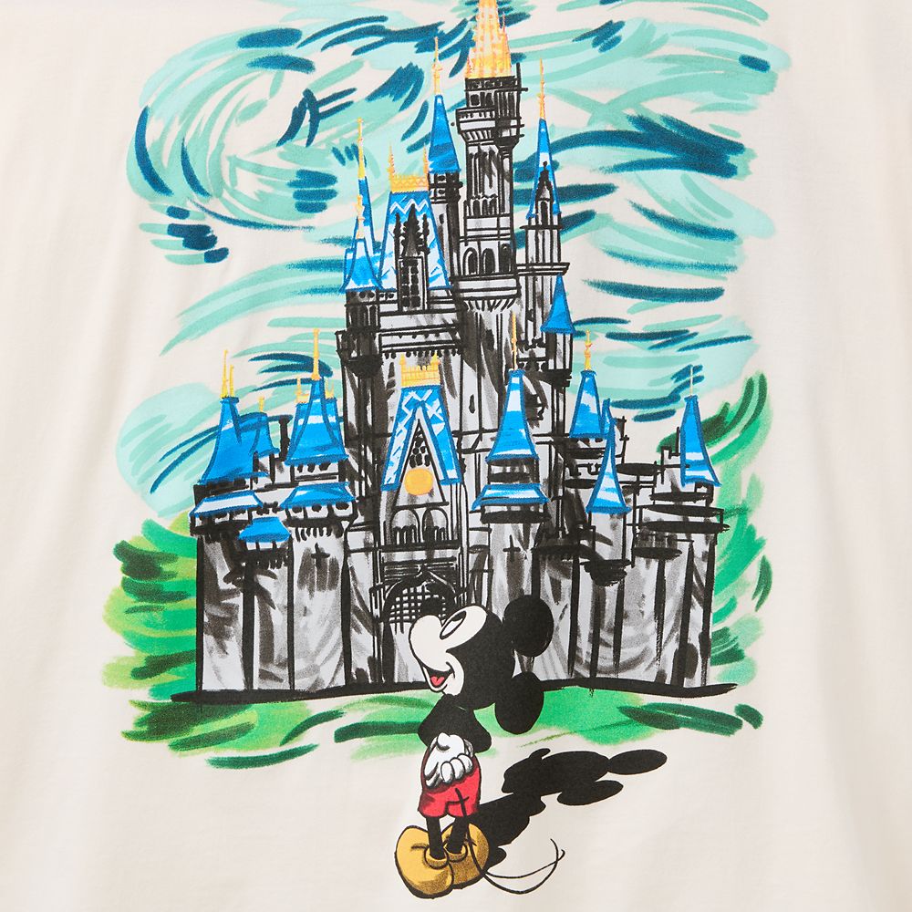 Mickey Mouse and Cinderella Castle T-Shirt for Adults &ndash; Walt Disney World