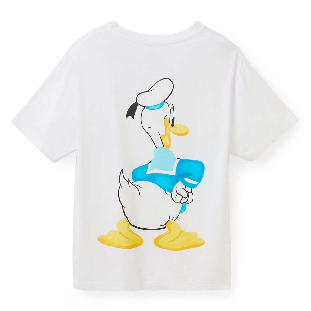 Donald Duck Watercolor Design T-Shirt for Adults