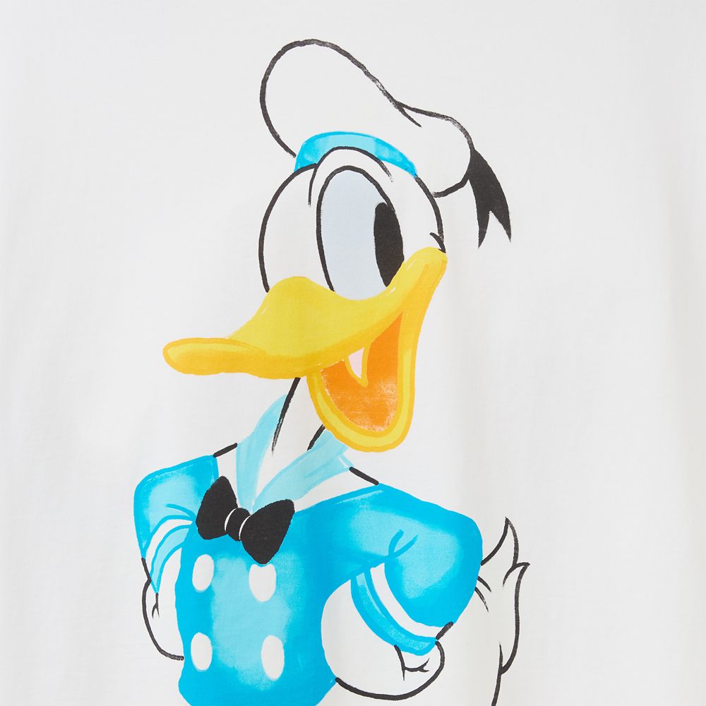 Donald Duck Watercolor Design T-Shirt for Adults