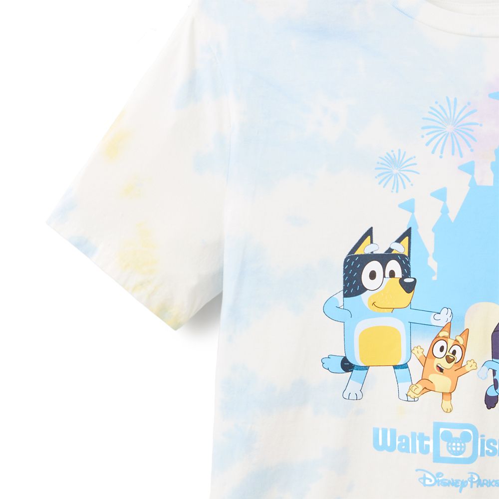 Bluey Tie-Dye T-Shirt for Adults &ndash; Walt Disney World