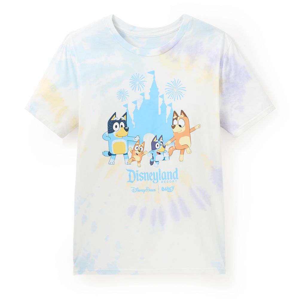 Bluey Tie-Dye T-Shirt for Adults &ndash; Disneyland