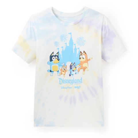 Футболки Disney Bluey Tie-Dye T-Shirt for Adults – Disneyland