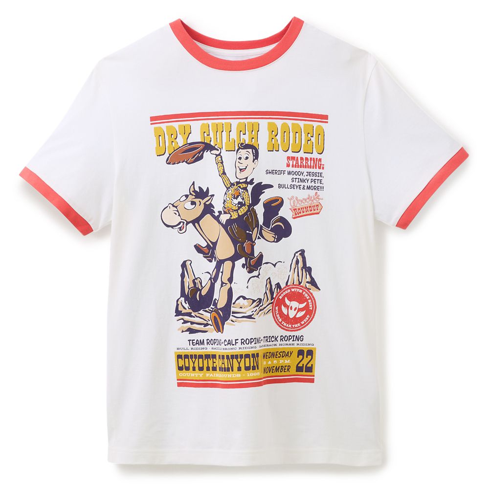 Woody and Bullseye Ringer T-Shirt for Men &ndash; Toy Story