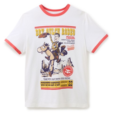 Мужские футболки Disney Woody and Bullseye Ringer T-Shirt for Men – Toy Story