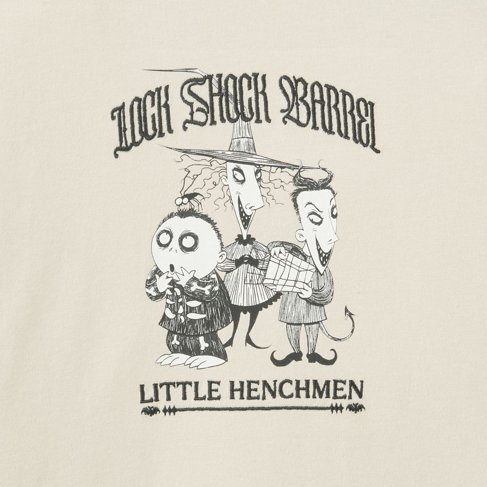 Lock, Shock and Barrel T-Shirt for Adults &ndash; The Nightmare Before Christmas