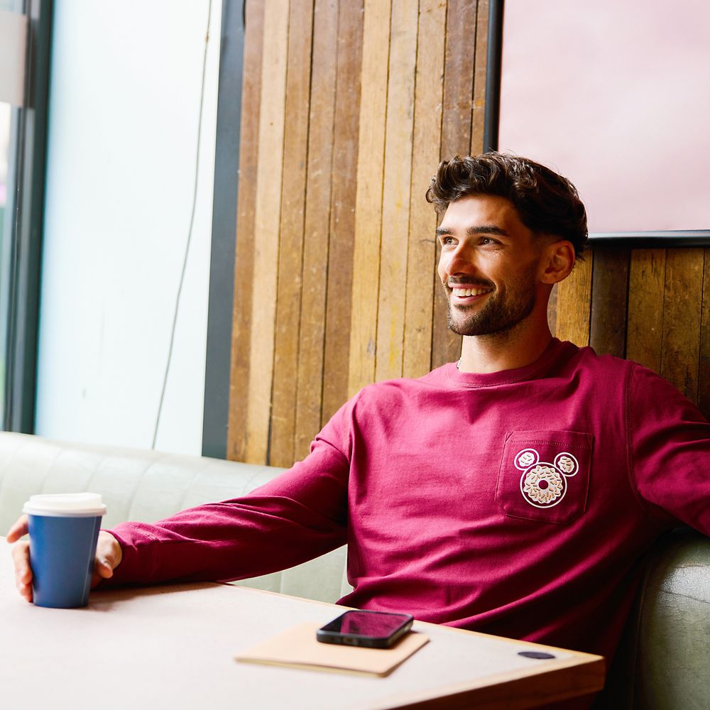 Mickey Mouse ''Delicious Donuts'' Long Sleeve T-Shirt for Adults