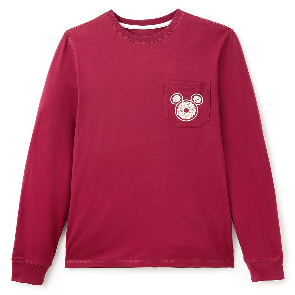 Mickey Mouse ''Delicious Donuts'' Long Sleeve T-Shirt for Adults