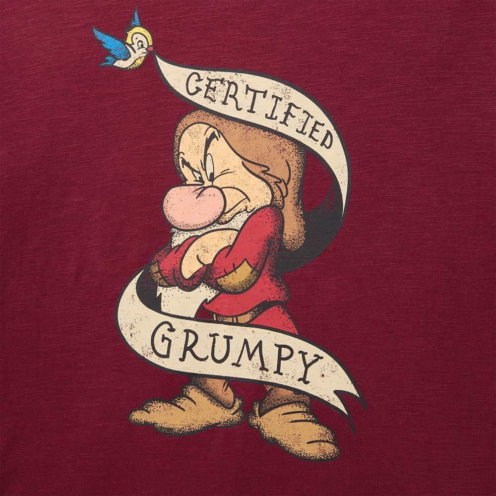 Grumpy ''Certified Grumpy'' T-Shirt for Adults &ndash; Snow White and the Seven Dwarfs
