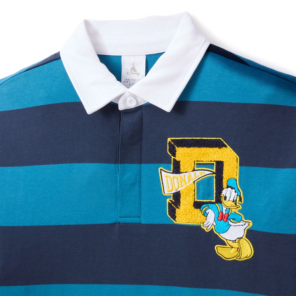 Donald Duck Striped Rugby Shirt for Adults - Exclusive