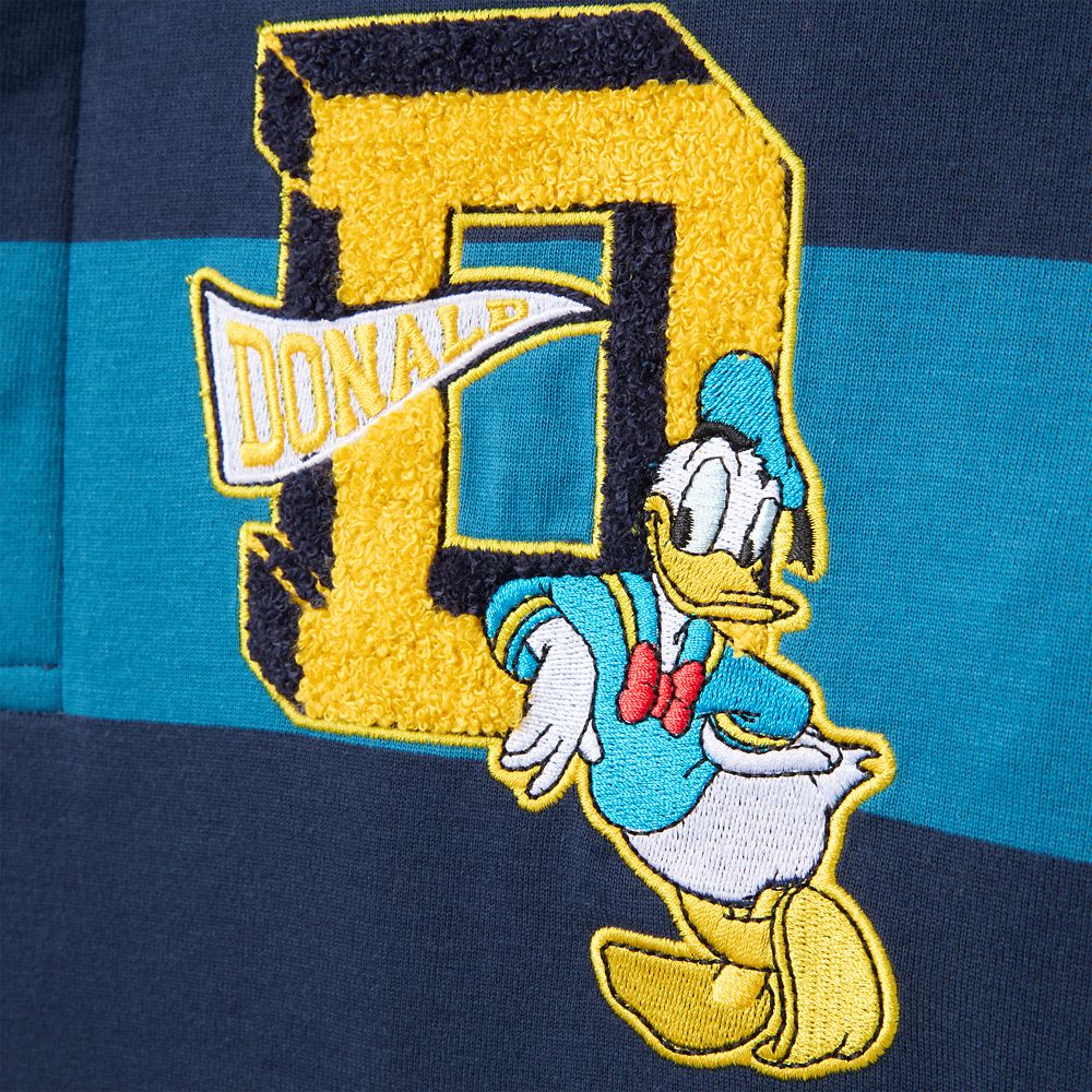 Donald Duck Striped Rugby Shirt for Adults &ndash; Exclusive